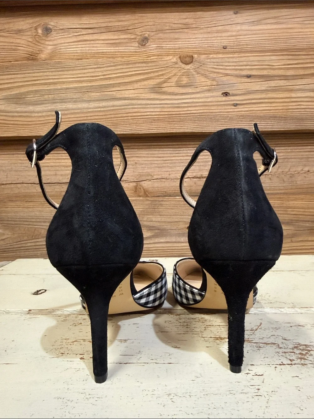 White House Black Market “Gianna” Pointed Ankle-Strap Pumps